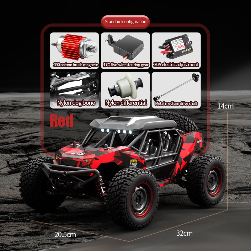Adventurer: Extreme Off-Road RC Car: 38 KM/H Speed, Durability, and Optional Add-On Battery Adventurer: Extreme Off-Road RC Car: 38 KM/H Speed, Durability, and Optional Add-On Battery